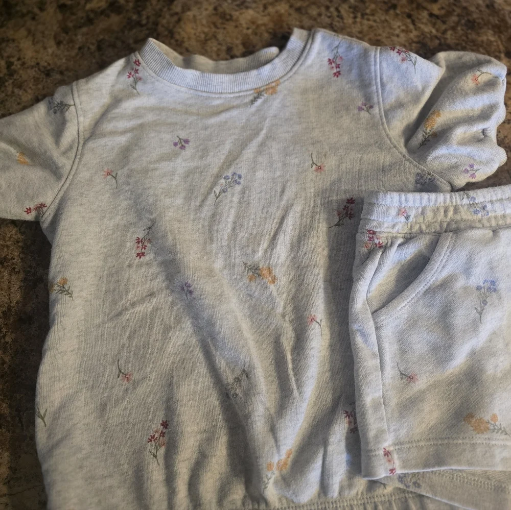 Old Navy Girls Flower Outfit 3T